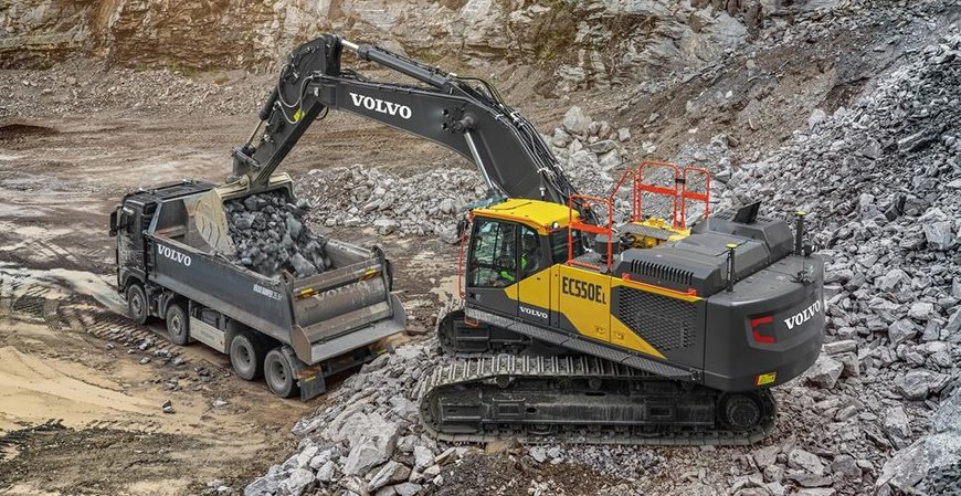 EC530E UND EC550E – 50-TONNEN-BAGGER MIT FÄHIGKEITEN, DIE ÜBER IHRE GEWICHTSKLASSE HINAUSGEHEN
